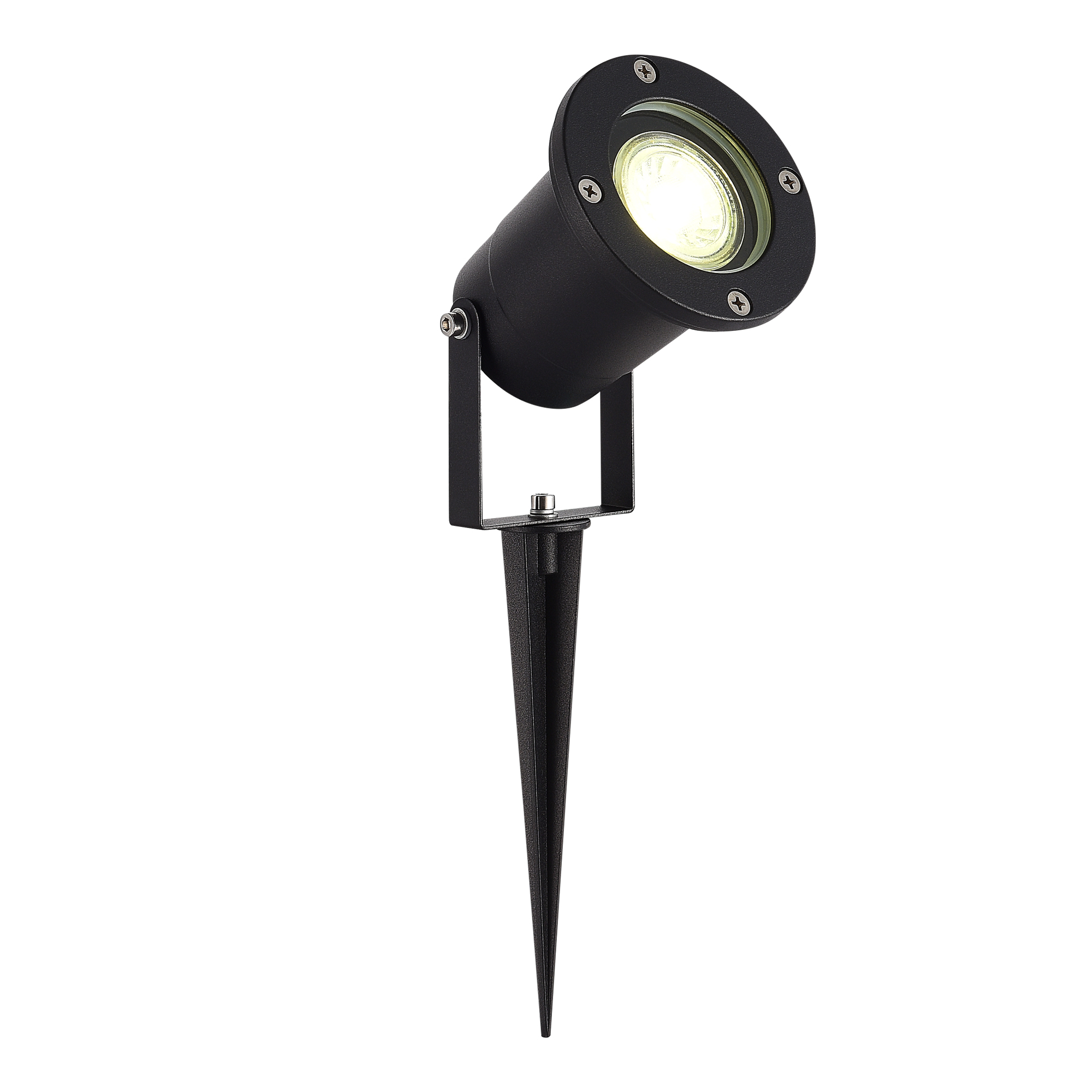 SL9014.425.01 Светильник уличный наземный ST-Luce черный GU10 1*50W ГАРО
