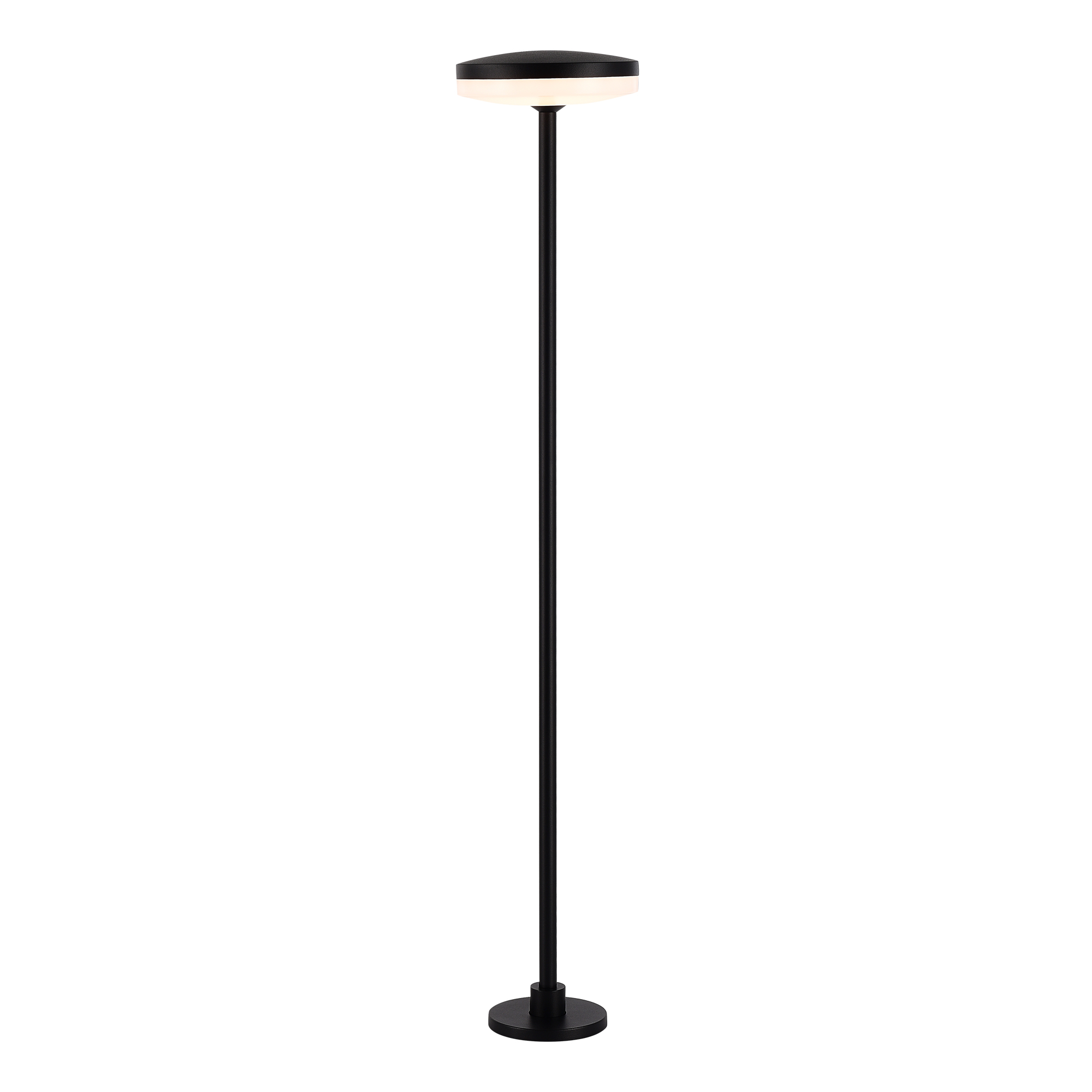 SL9524.405.01 Светильник уличный наземный ST-Luce черный LED 1*12W 2700K ГЛИМЕР