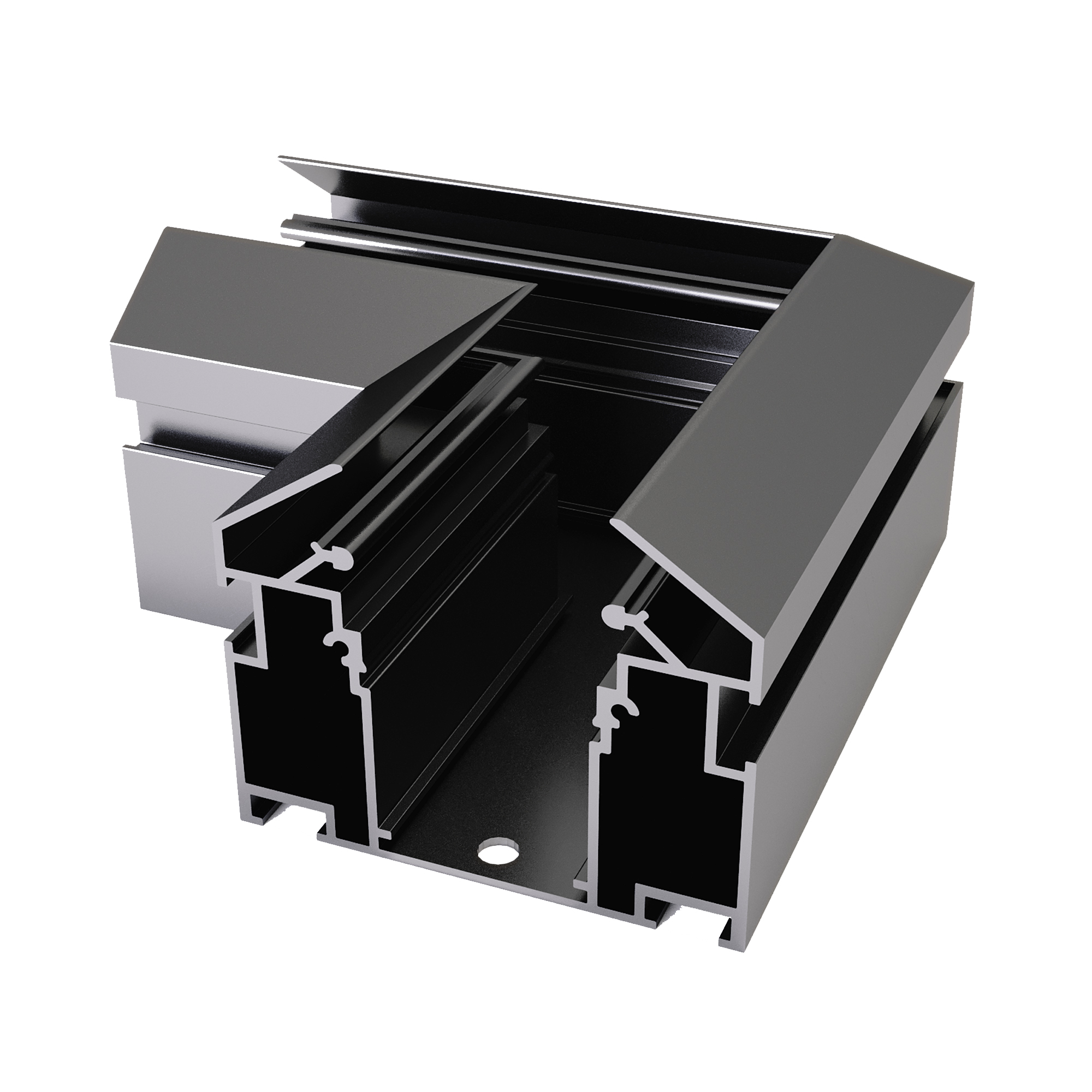ST046.199.00.1 Угловой соединитель ST-Luce Черный СКАЙЛАЙН 220V