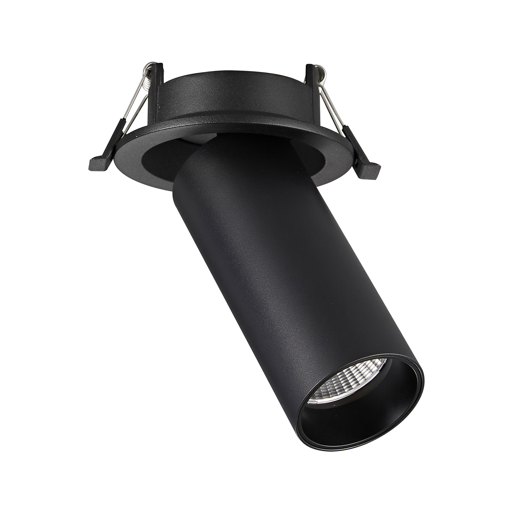 ST759.438.07 Св-к встр. Черный LED 1*7W 3000K 560Lm Ra>90 60° IP20 D95xH156 220-240VV Встраиваемые светильники