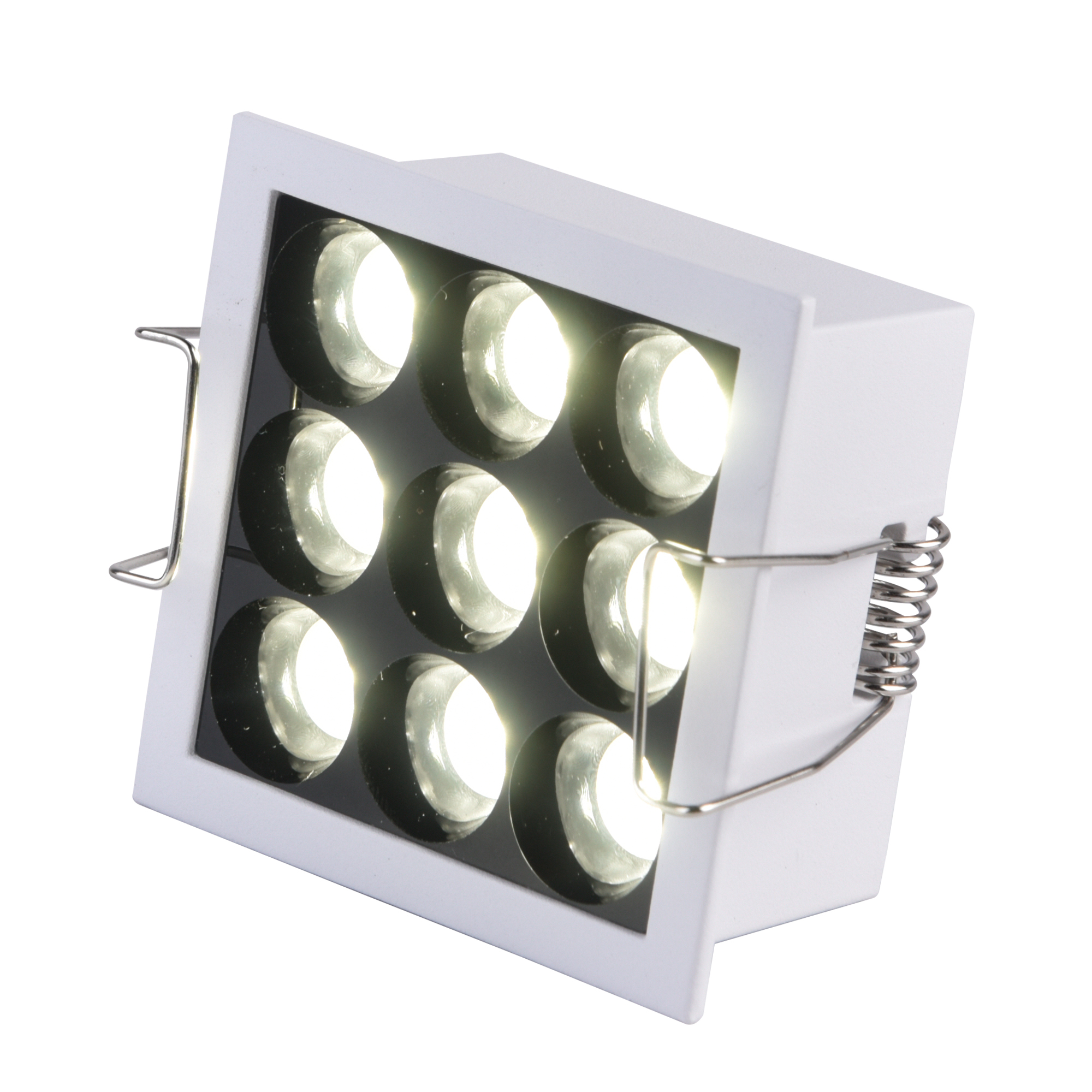 ST763.542.10 Св-к встр. белый LED 1*10W 4000K 950Lm Ra95 36° IP20 L71xW71xH36 170-240V Встраиваемые светильники