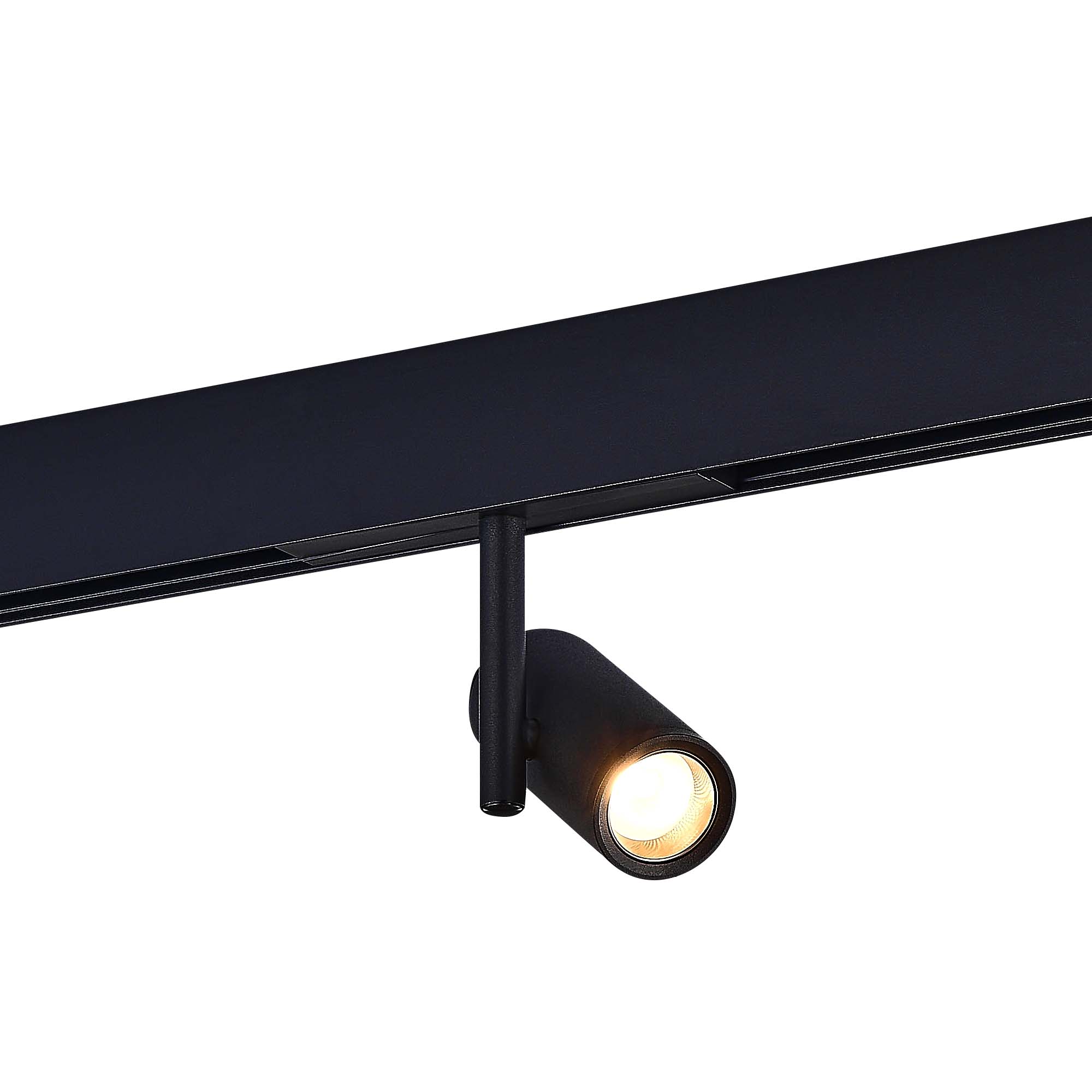 ST808.436.08 Магнитный трековый светильник Черный LED 1*8W 3000K 500Lm Ra>90 36° IP20 D42xH135 48VV СКАЙЛАЙН 48V